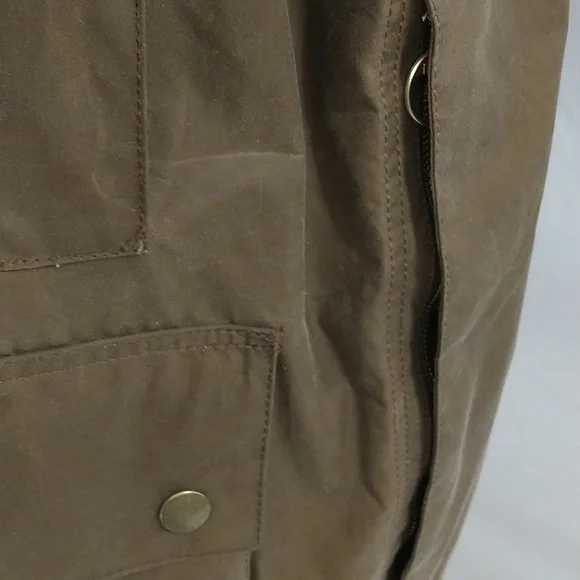 Barbour Wax Cotton Beaufort Jacket Tartan Lined 54" Chest 33" Long Jacket  ApxXL - Picture 5 of 16